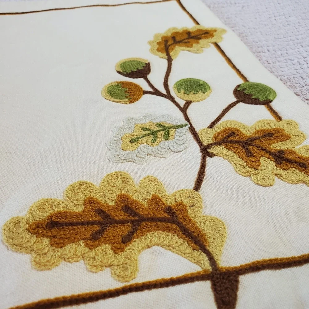 Williams‎ Sonoma Placemats Acorn Fall Set Of 4 Fall Colors